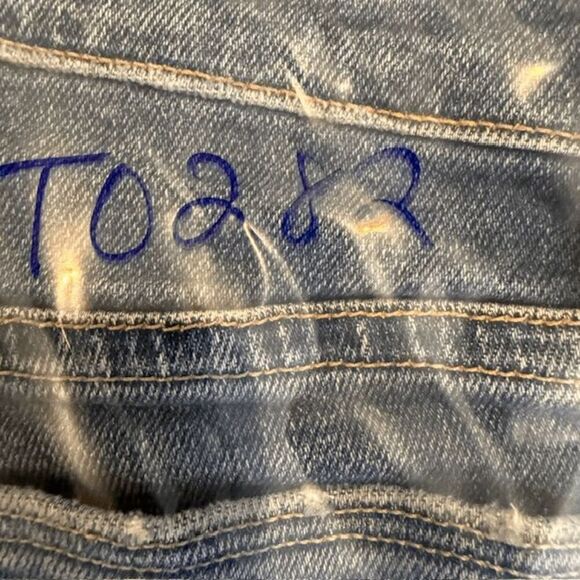 FRAME Le High Straight in Rubik Wash Stretch comfort Size 24 - Picture 15 of 15